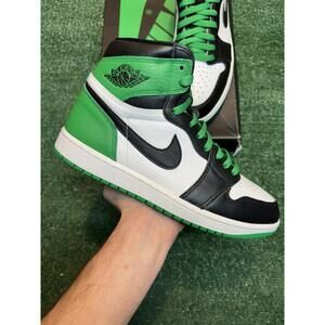 Jordan Retro 1 Lucky Green Size 10